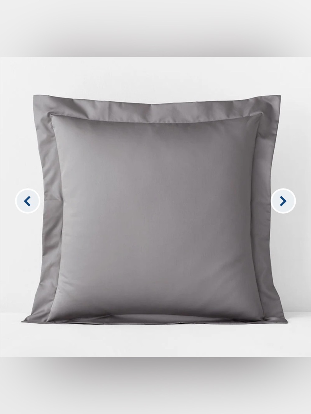Hudson Park Collection Premium Smooth Supima Cotton Wrinkle-Free Euro Sham